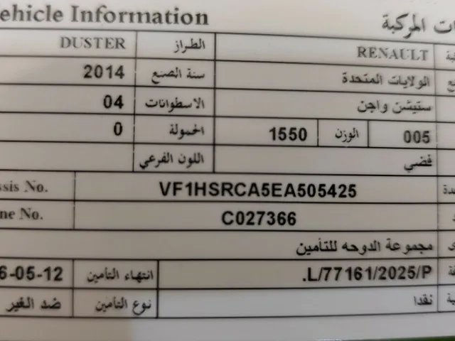 صورة 2014 رينو داستر